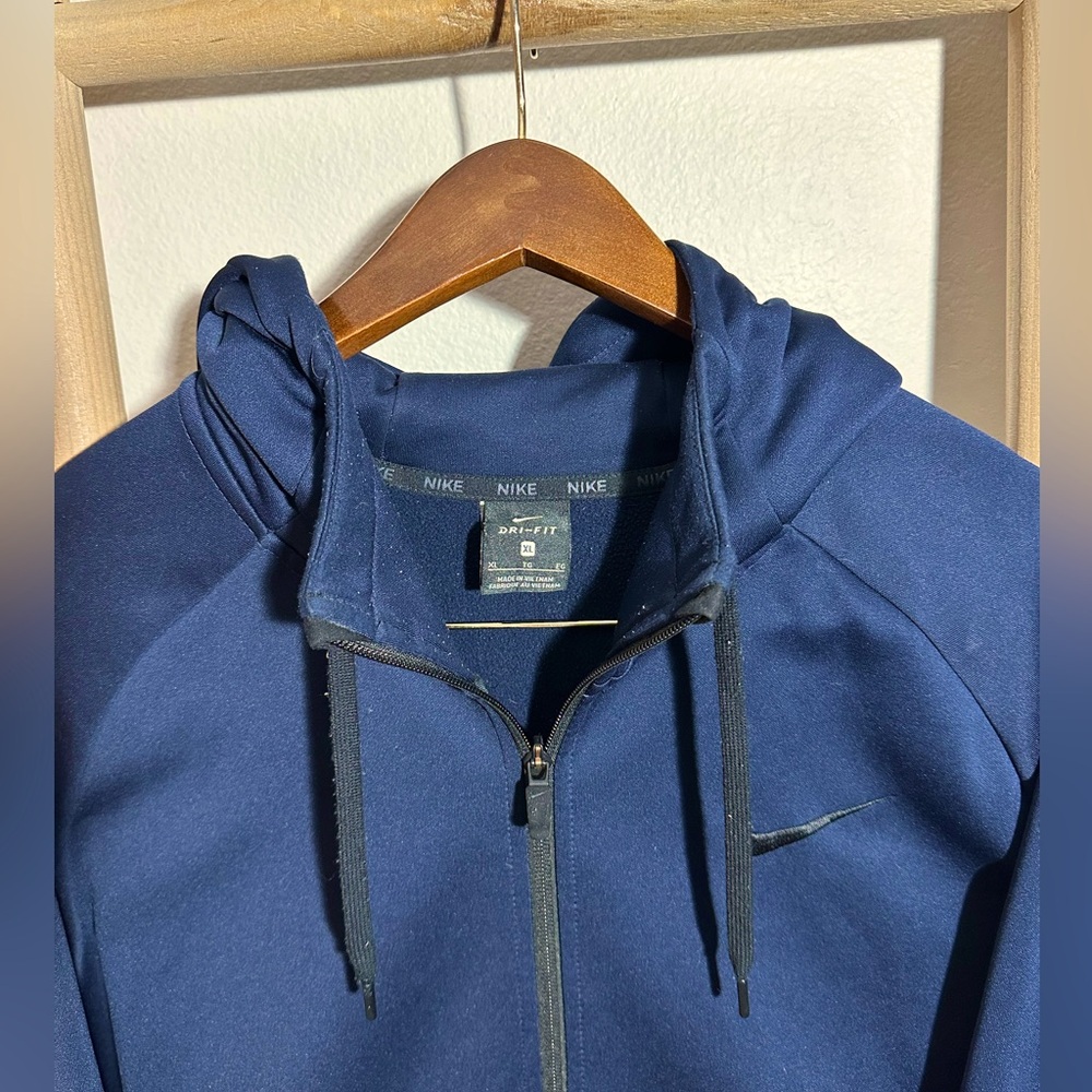 Nike Dri-Fit Hoodie Midnight Blue